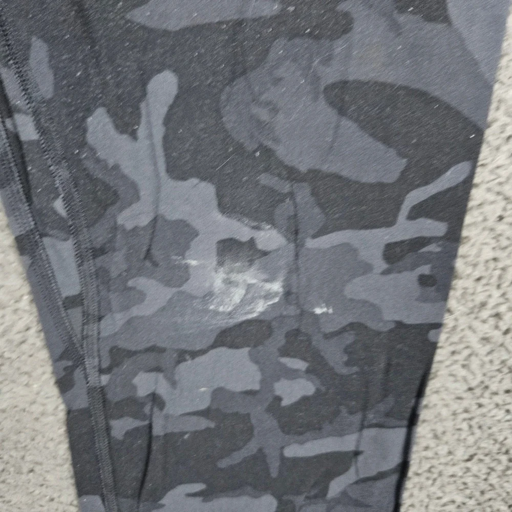 Lululemon Align Camo Crop Leggings Womens Size 10‎ Grey Black Athleisure - Picture 5 of 9